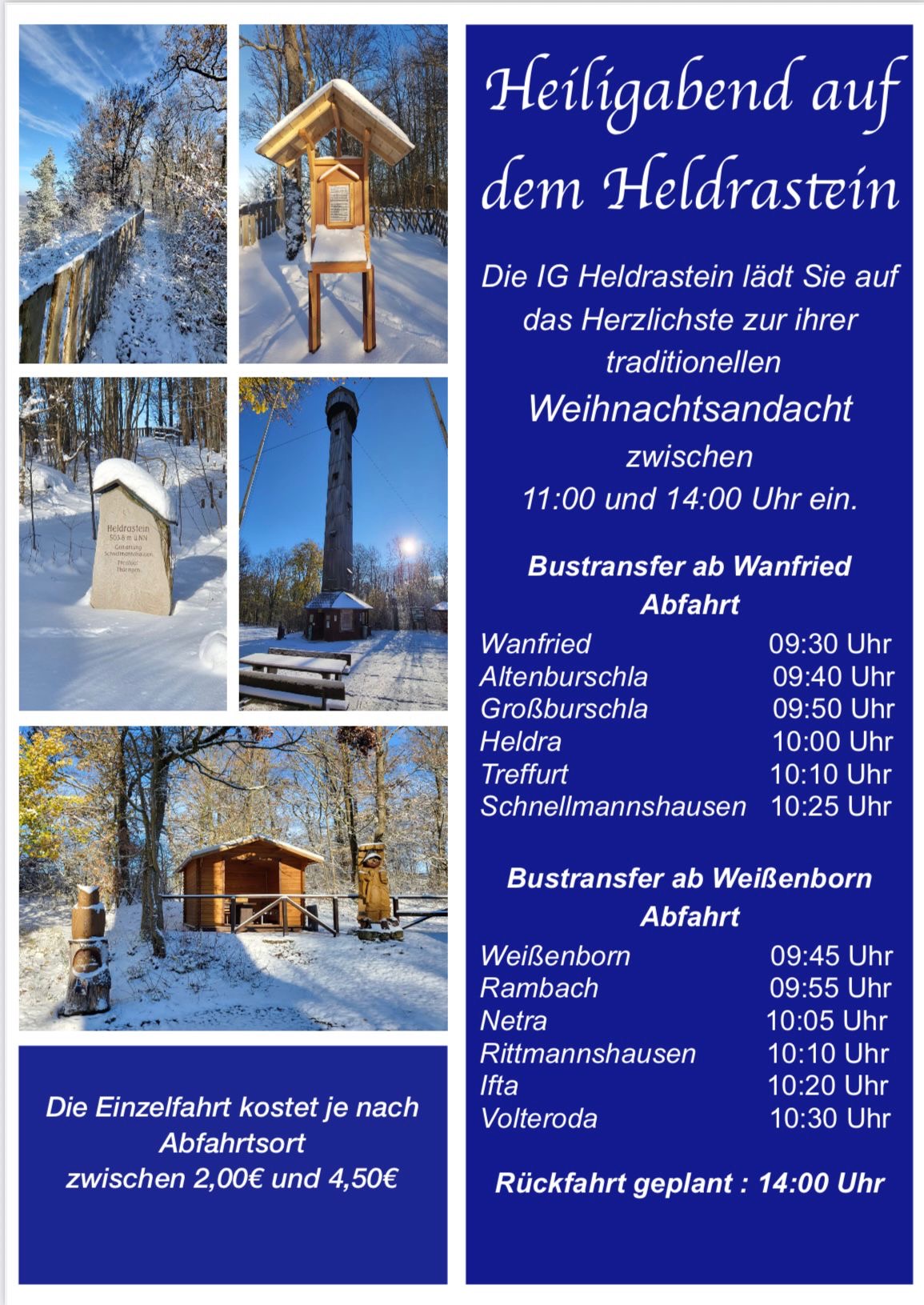 Heldrastein Heiligabend 